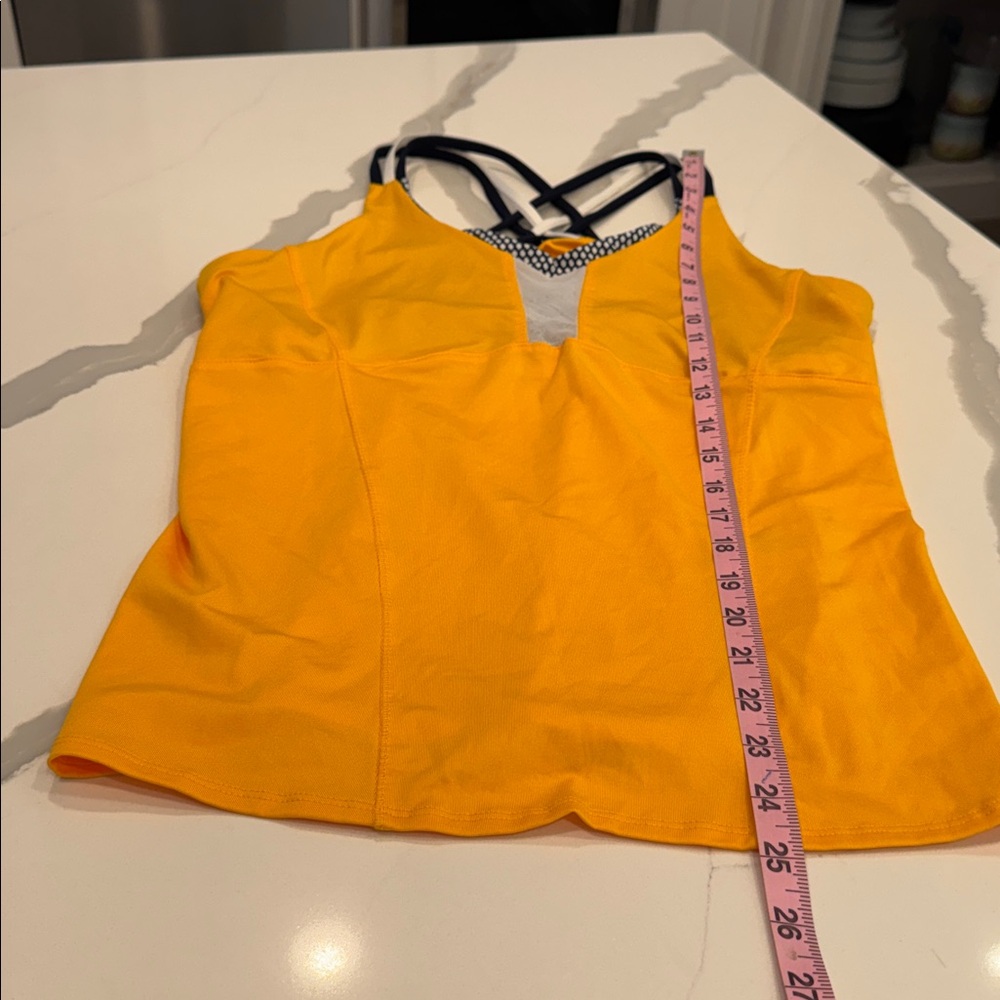Lucky in Love Vibrant Yellow Tank Top L - Picture 7 of 10